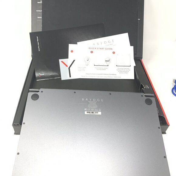 Brydge 12.9 Pro Keyboard iPad Pro 3rd Gen Cover No Oem Cable - Picture 8 of 11